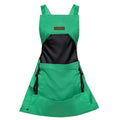 Oxford Cloth Multifunctional Gardening Apron, Thickened Durable Lightweight Large Pocket, Back Cross Straps Unisex(GREEN)