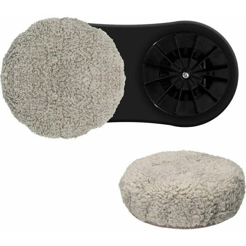 6x Washable Microfibre Mop Cloths for HOBOT 168 188 Window Robot Grey