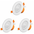 3x LED Motion Sensor Ceiling Downlights Indoor Bathroom Hallway Lights