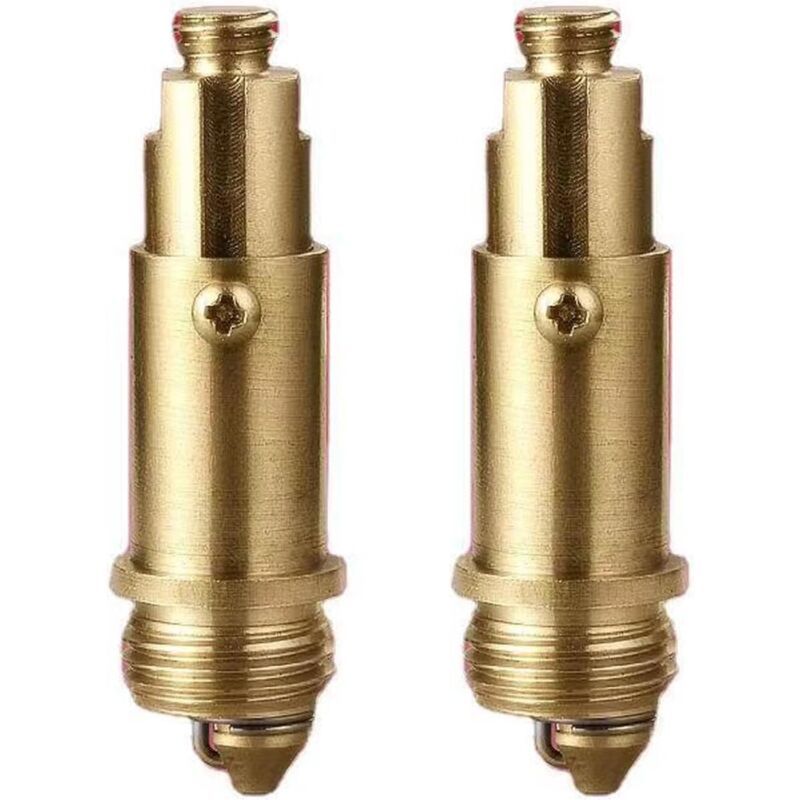 2x Brass Pop Up Drain Spring Cores Click Clack Bathtub Sink Basin Plug