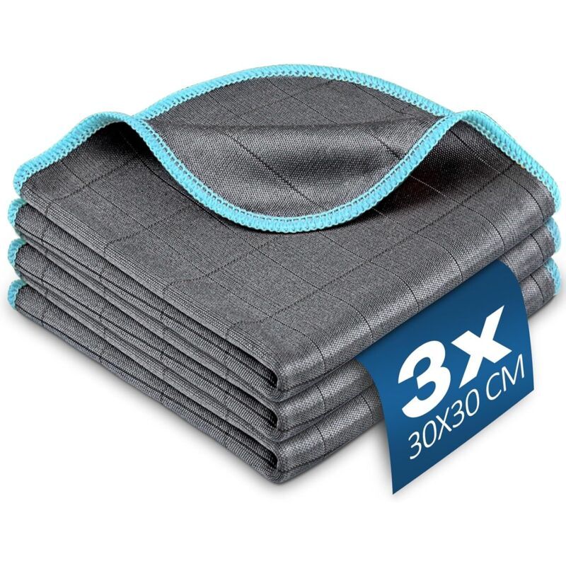 400GSM Microfibre Magic Cleaning Towel Washable Streak-Free Polishing Cloth