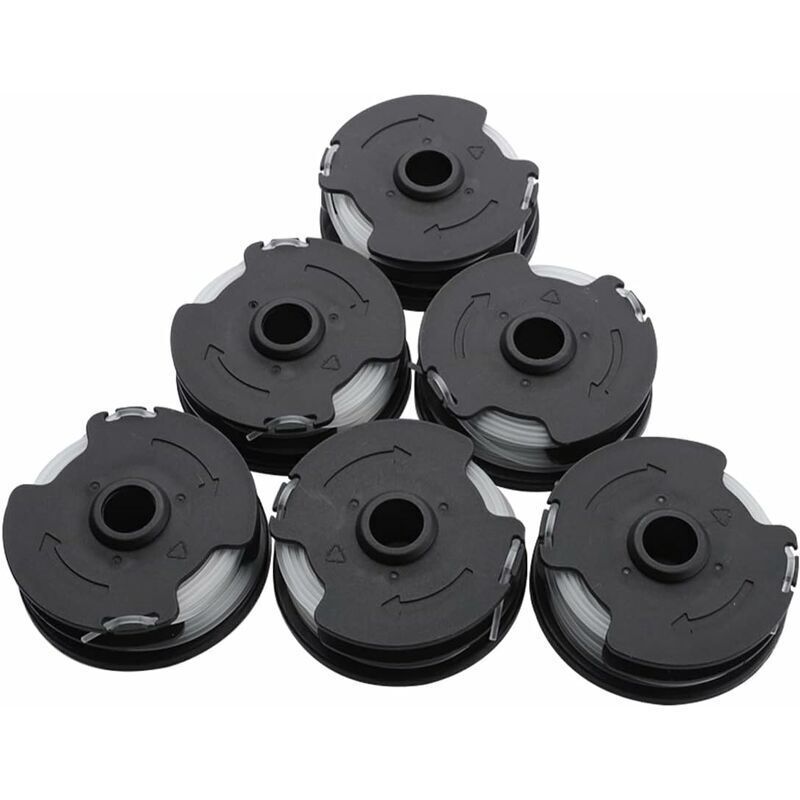 6x Trimmer Line Spools for Parkside PRTA 20-Li PRT 300 A1 B2 C3 8.3m