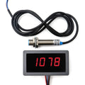 Digital LED Tachometer RPM Speedometer Panel with NPN Proximity Sensor