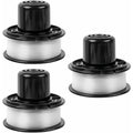 3x Trimmer Line Spools A6226 Replacement for Black and Decker Strimmer