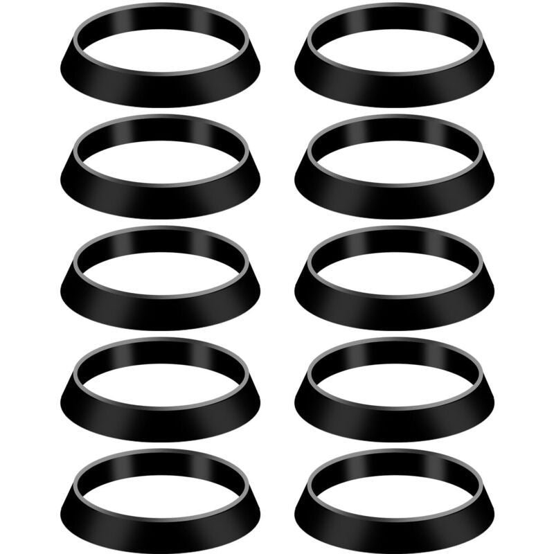 10x Taper Gaskets for 1.5 Inch Drain Pipe 38mm Sink Siphon Seal Washers