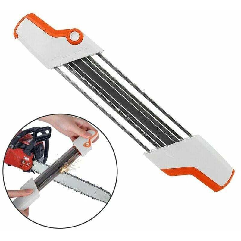 2-in-1 Chainsaw Chain File Holder Guide 4.8mm for .325in Chain