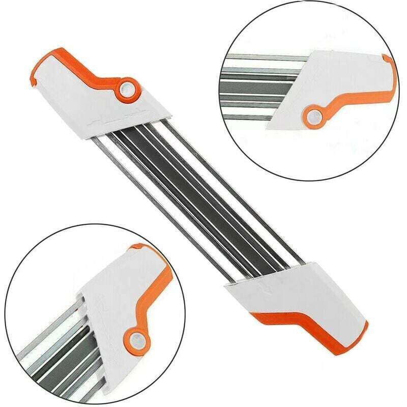 2-in-1 Chainsaw Chain File Holder Guide 4.8mm for .325in Chain