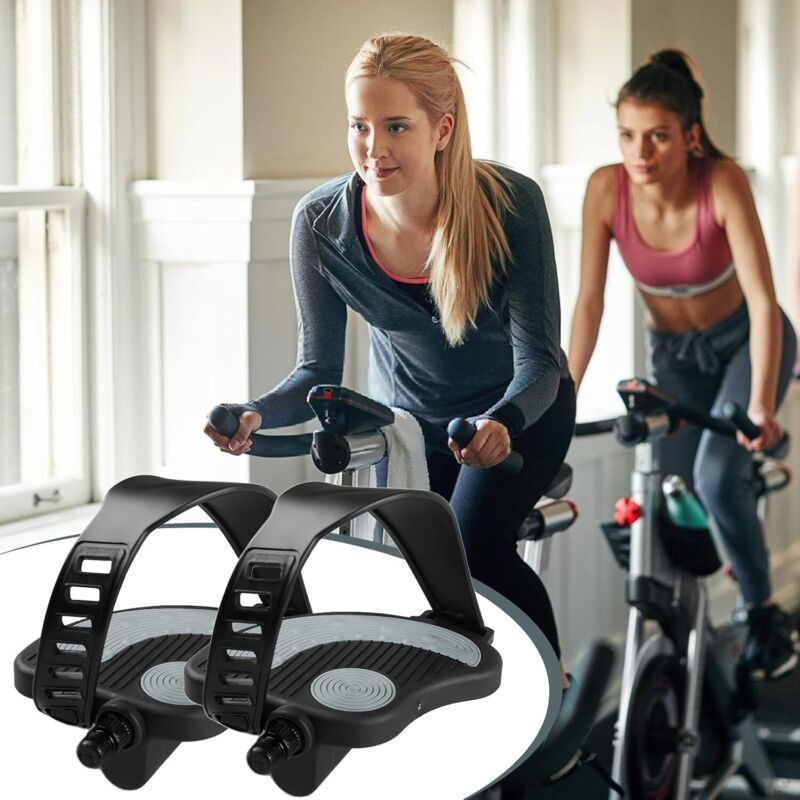 2x Exercise Bike Pedals 9/16in for Spin Bike Under Desk Stationary Indoor