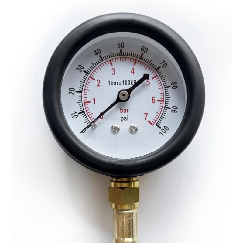 Fuel Pressure Tester Gauge Kit for Car Truck Motorcycle Injection Pump