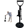Adjustable Bed Rail Assist Handle for Elderly 200kg Floor Support Black
