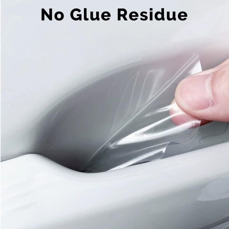 10x Clear Anti-Scratch Protective Film for Car Door Handles Self-Adhesive