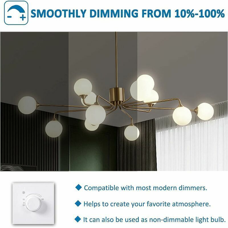 10x G9 Halogen Bulbs 40W 230V 480LM 2900K Warm White Dimmable Capsule