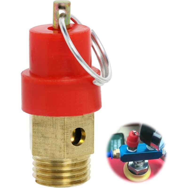 Air Compressor Safety Valve Pressure Relief Cap Replacement