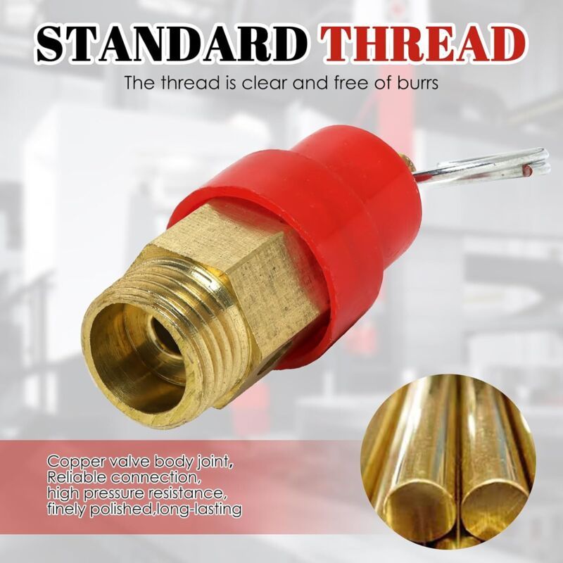 Air Compressor Safety Valve Pressure Relief Cap Replacement