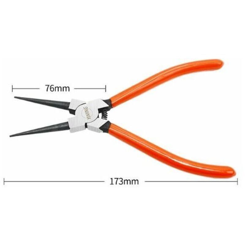 4x Circlip Pliers Set 180mm Internal External Snap Ring with Bag