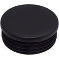 20x Round Tube End Caps Black Plastic Fence Post Inserts 60mm RAL 9005