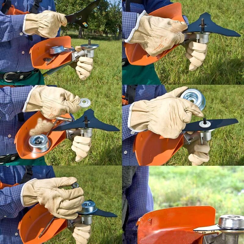 Brush Cutter Head Nut Kit for Stihl FS130 FS200 FS250 Trimmer