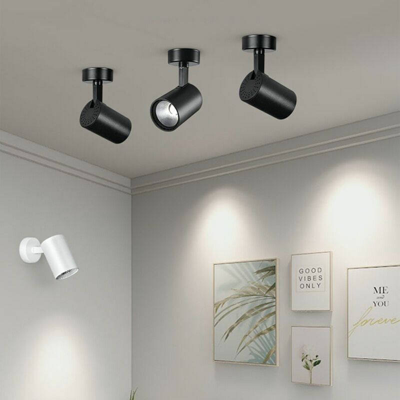 Spot Plafond Black, Mat Pivotant, Orientable Spot of Indoor