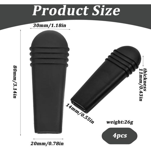 4x Wheelchair Brake Lever Extension Covers Handle Replacement Grips
