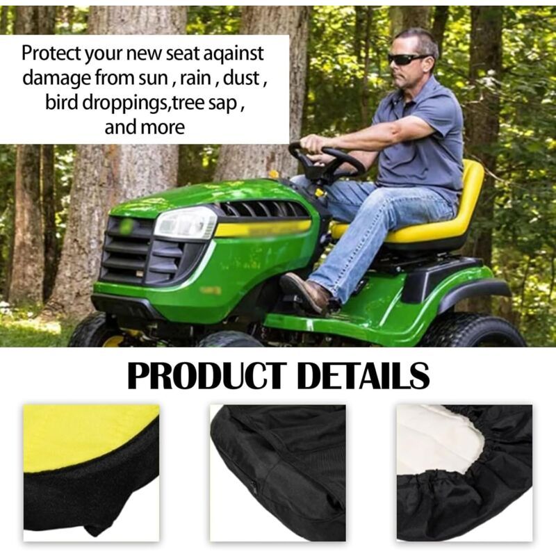 Tractor Mower Seat Cover for John Deere Gator LP92334 Weather Resistant