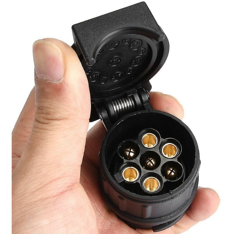 13 Pin to 7 Pin Trailer Socket Adapter Plug Converter Towbar Wiring