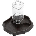 Reptile Water Bowl with Bottle Dispenser for Geckos Snakes Lizards Turtles