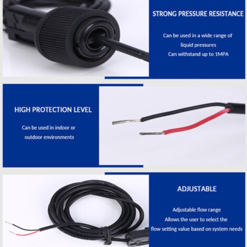 Water Flow Paddle Switch Sensor Female Thread for Heat Pump Water Heater