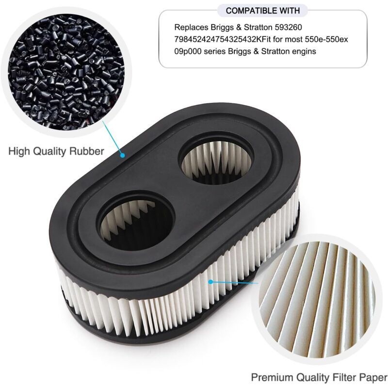 Air Filter Cover with F6TC Spark Plug for Lawn Mower Small Engine