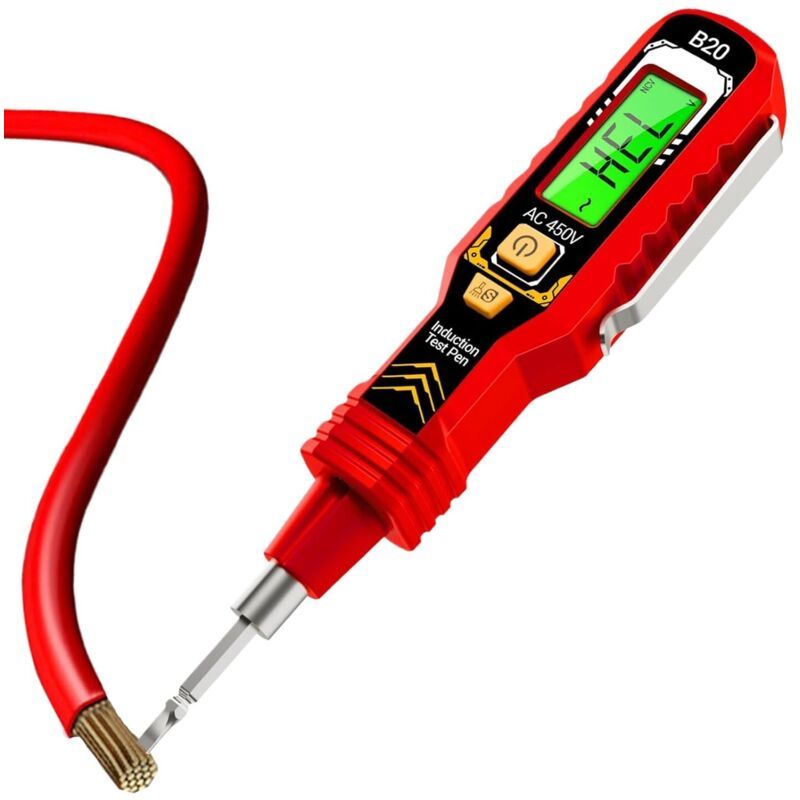 Digital Voltage Tester Multimeter Circuit Breaker Finder with LED Light