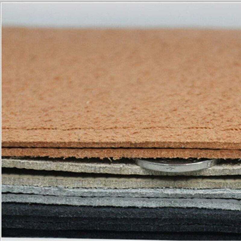 Soft Leather Steering Wheel Cover DIY Sew-On Kit with Needle Thread Red