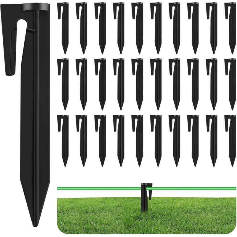 120x Robot Lawn Mower Boundary Wire Pegs Ground Stakes Cable Fixing