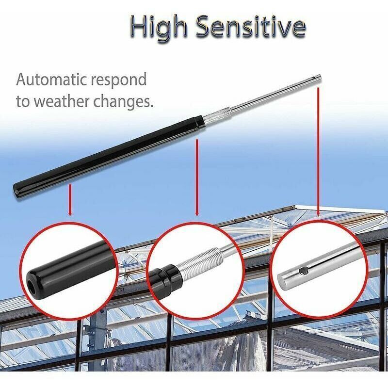Greenhouse Automatic Window Opener Gas Spring Replacement High Sensitivity