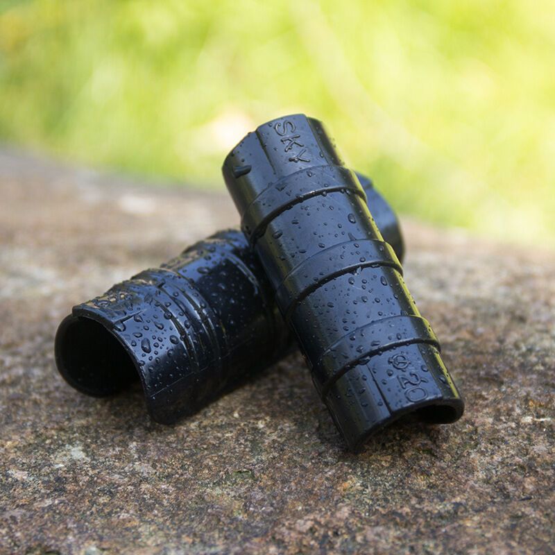 24x Greenhouse Hoop Clips for 21-23mm Tube Garden Tunnel Netting Clamps