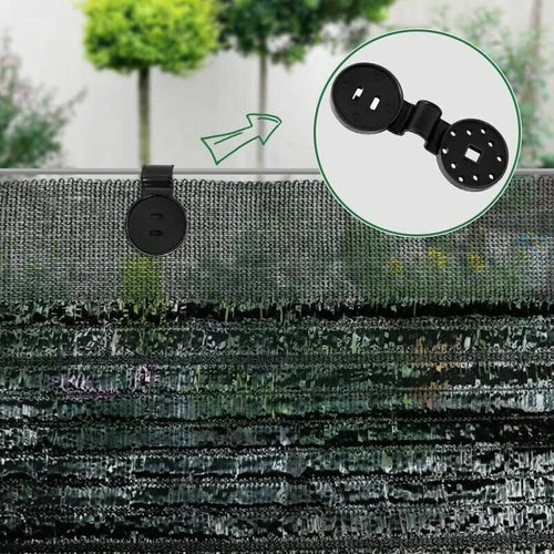 100x Shade Cloth Clips UV Treated Mounting Clips for Netting Fence Tarp