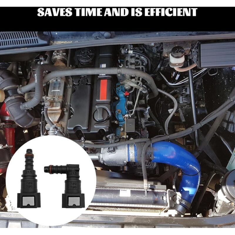 Quick Release Diesel Fuel Hose Connectors 7.89mm 8mm Fitting Set