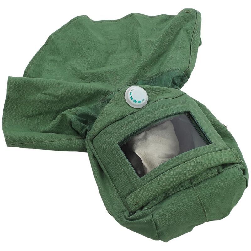 Sandblasting Hood Canvas Face Neck Protector Anti-Dust Heat Resistant