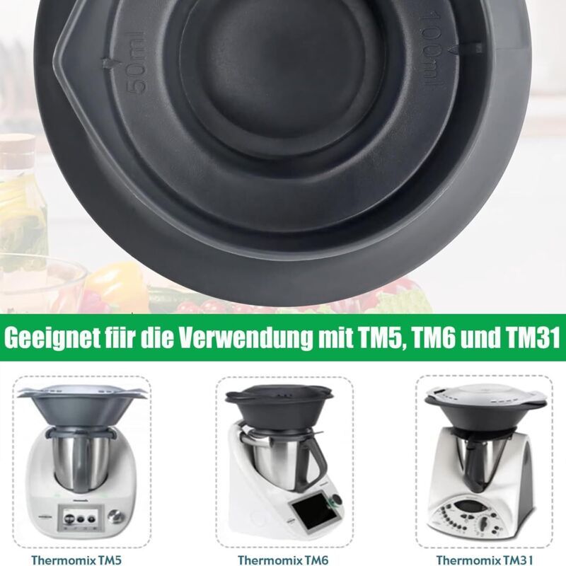 Measuring Cup Lid for Thermomix TM5 TM6 with 50ml 100ml Graduations