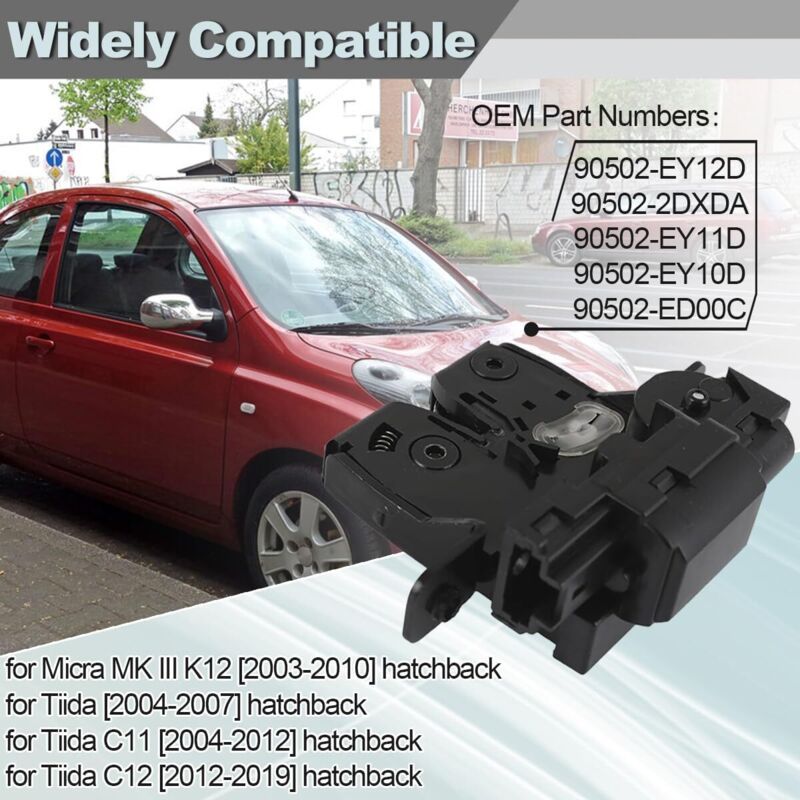 Tailgate Boot Lock Latch for Nissan Micra MK3 K12 905022DX0A Replacement
