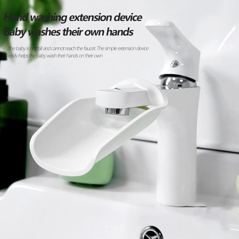 3x Kids Tap Extenders Plastic Faucet Extension for Toddler Hand Washing