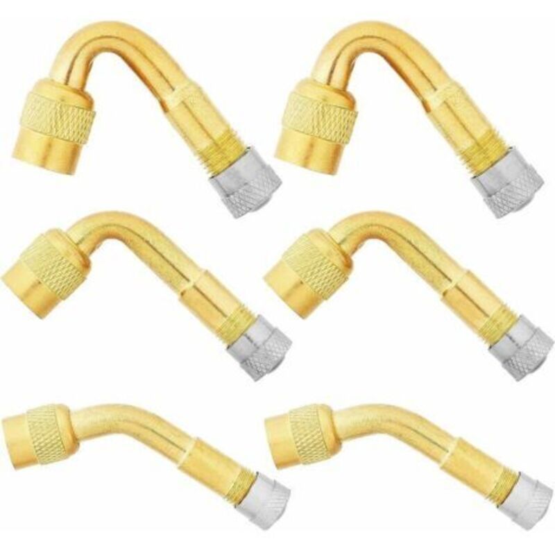 Tyre Valve Extension Adapters 45 90 135 Degree Elbow Connector Set