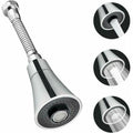 360 Degree Rotating Kitchen Tap Head Stainless Steel Water Saving Sprayer