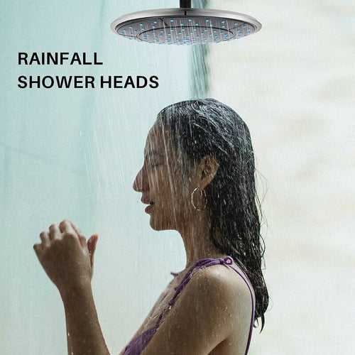 10 Inch Round Rain Shower Head with Straight Screw Thread
