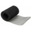 Plastic Gutter Guard Leaf Mesh 18cm x 8m with 10 Clip Hooks