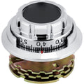 Chrome Combination Disc Padlock 66mm Anti-Theft for Safes Cabinets