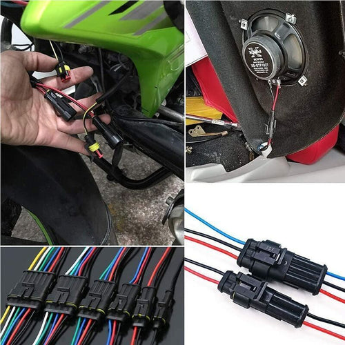 352pc Waterproof Electrical Wire Connector Terminal Kit for Car Motorcycle