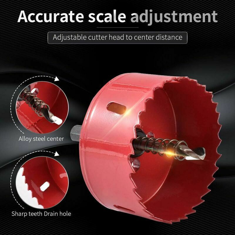 Bi-Metal Hole Saw 85mm for Wood Drywall Plastic Aluminium Fibreboard