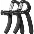 2x Adjustable Hand Grip Strengthener 5-60kg Forearm Finger Exerciser