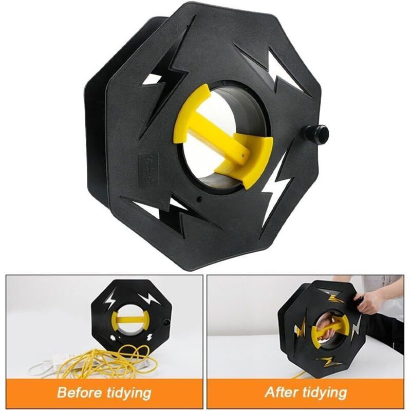 Heavy Duty Empty Cable Reel Rotary Holder for Extension Leads Camping