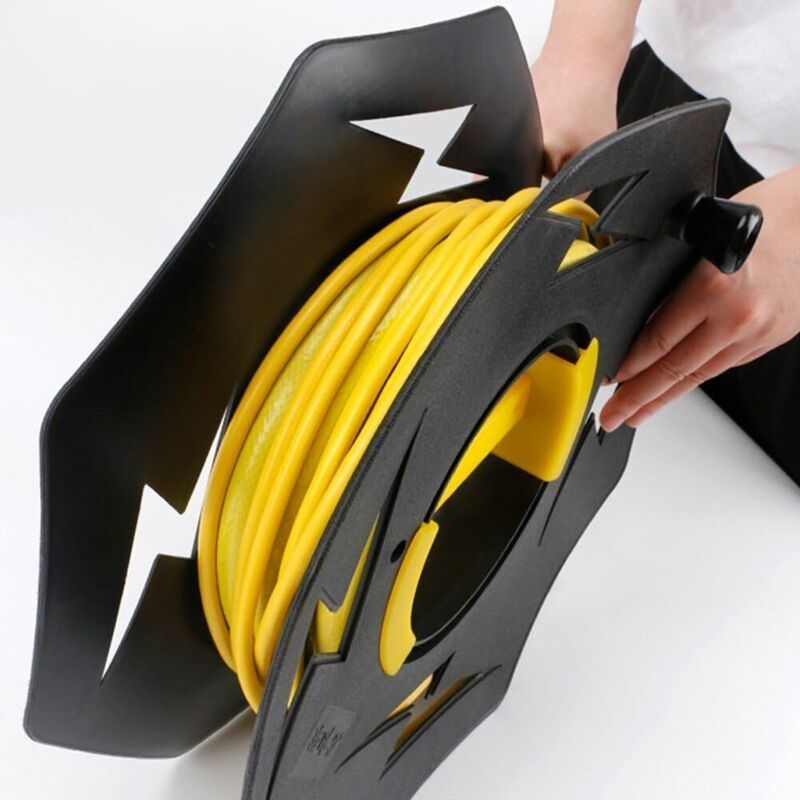 Heavy Duty Empty Cable Reel Rotary Holder for Extension Leads Camping