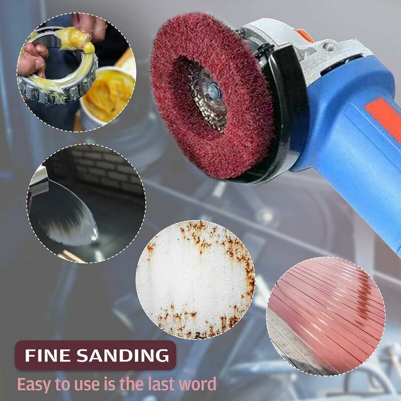 5x Polycarbonate Paint and Rust Removal Stripping Discs 100mm for Grinder